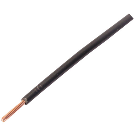 30m rulle 6mm2 kabel svart