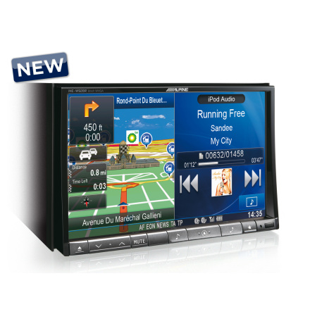 "Alpine 8"" Navigation Systems with DVD Player"