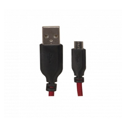 1m Micro till USB kabel Rd & Svart