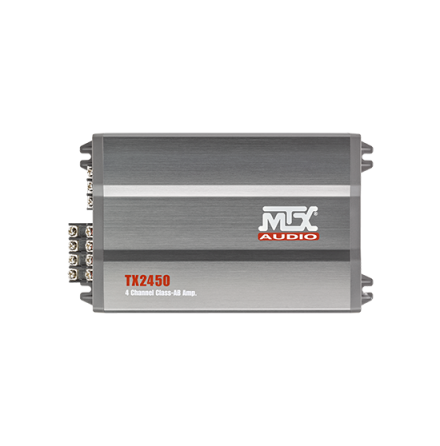 MTX 300W RMS 4-Channel class-AB amplifier with variable acti