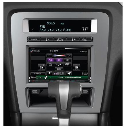Dash kit for 2010-2014 Ford Mustang with basic radio
