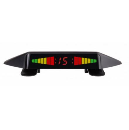 LED Display with Buzzer - Obstacle Distance & Visual Readout