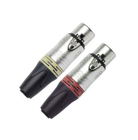 REFERENCE XLR FEMALE 10-PACK(5RED & 5WHITE)