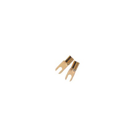 50 Guld gaffelkontakter -10mm2