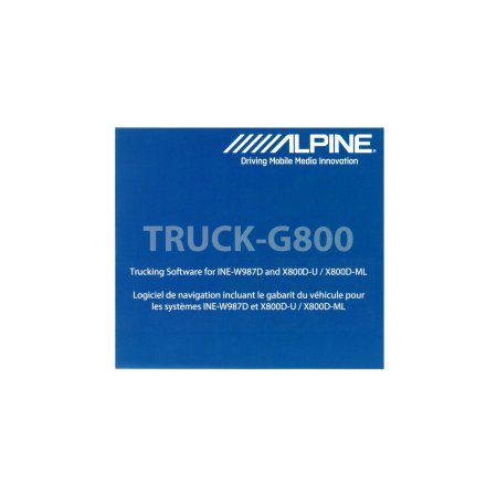 Trucking software for X800D-U / INE-W987D (SD card)