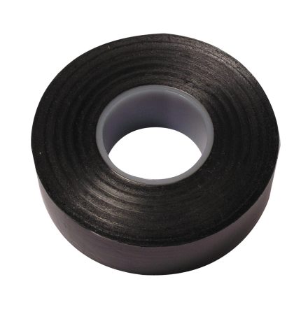 10st svart PVC Tape 19mm x 20m